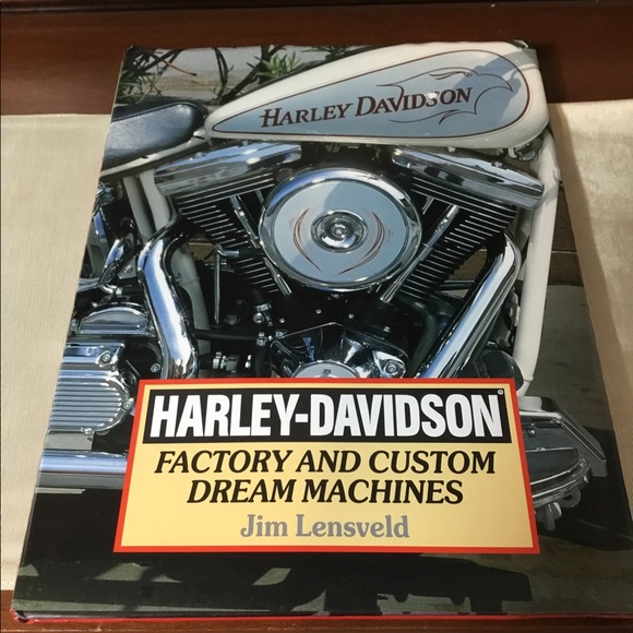 Vintage Other - Large 1992 Harley Davidson Book